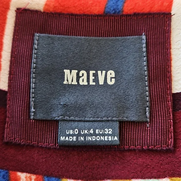 MAEVE Au Revoir Geometric Design Dress, size 0 - Picture 11 of 15